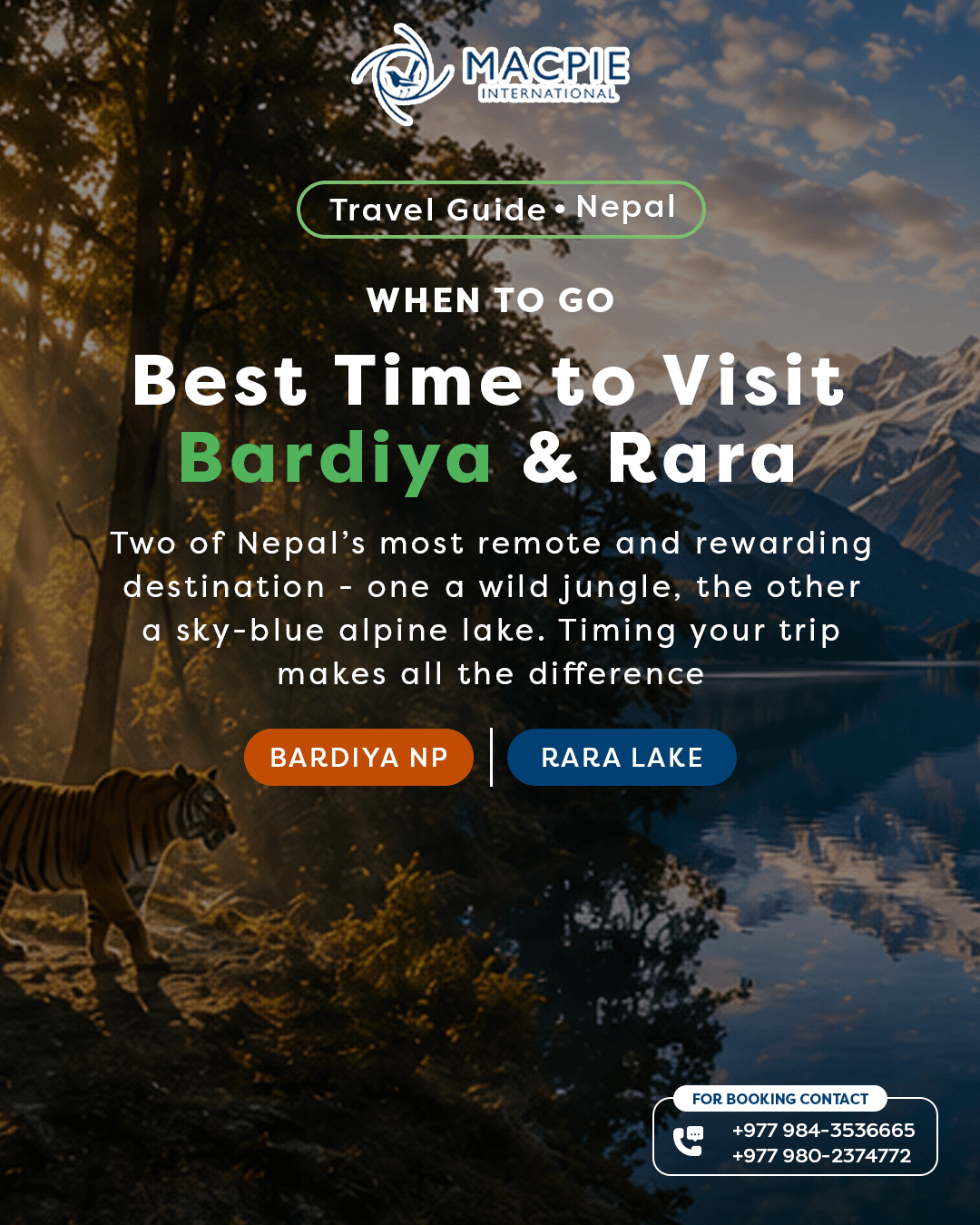 Best Time to Visit Bardiya & Rara